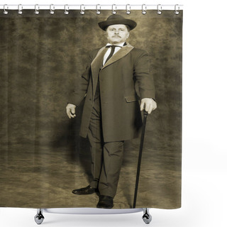 Personality  Russian Gentleman Of The 19th Century Shower Curtains