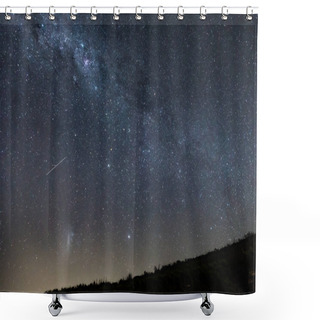 Personality  Milky Way From Killcare Beach On The Central Coast Of NSW, Australia. Shower Curtains