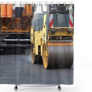 Personality  Roadwork Shower Curtains