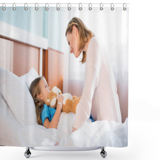 Personality  Woman With Daughter In Hospital   Shower Curtains