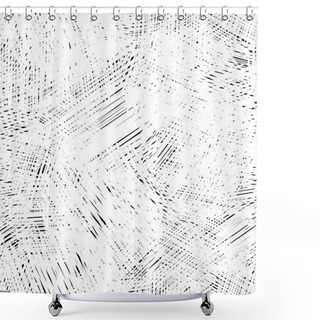 Personality  Seamless  Scribble Texture Shower Curtains