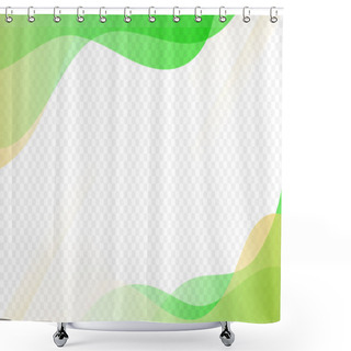 Personality  Vector Abstract Colorful Wave Modern Background Shower Curtains
