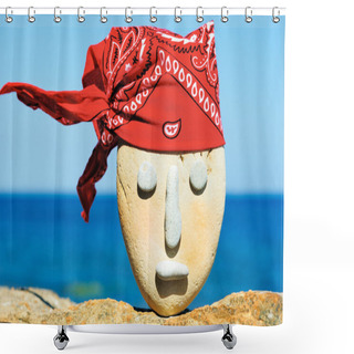 Personality  Red Bandana  Shower Curtains