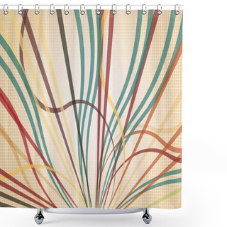 Personality  Abstract Stripes Shower Curtains