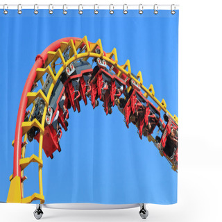 Personality  Rollercoaster Ride Shower Curtains