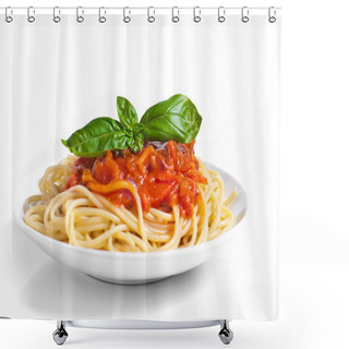 Personality  Spaghetti Alla Bolognese Shower Curtains
