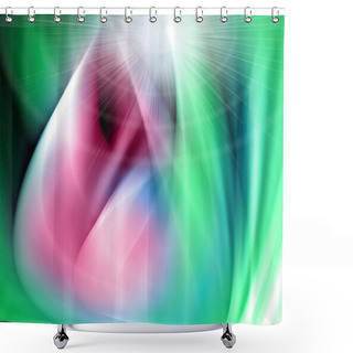 Personality  Abstract Floral Background. Blurred Tulips. A Gentle Spring Background. Shower Curtains
