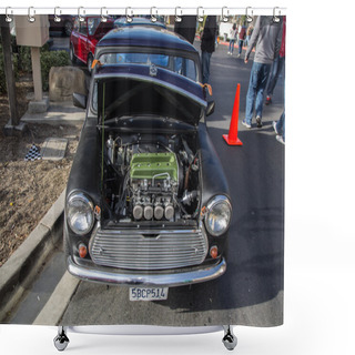 Personality  Mini Cooper Shower Curtains