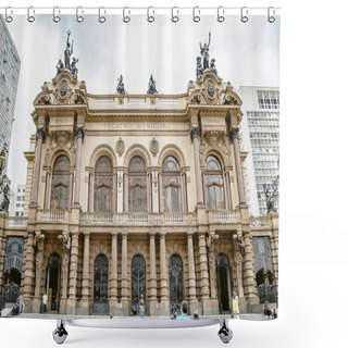 Personality  Theatro Municipal Of Sao Paulo SP, Brazil Shower Curtains