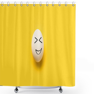 Personality  Painted Egg Shower Curtains