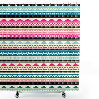 Personality  Seamless Ethnic Pattern Shower Curtains