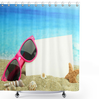 Personality  Summer Card Shower Curtains