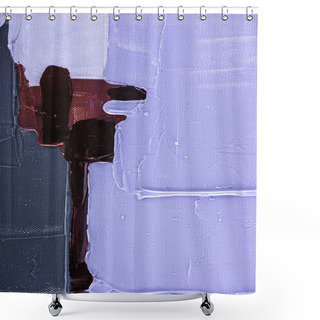 Personality  Purple Brush Strokes On Abstract Artistic Background  Shower Curtains