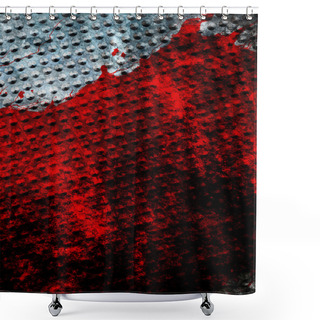 Personality  Blood On Grunge Background Shower Curtains