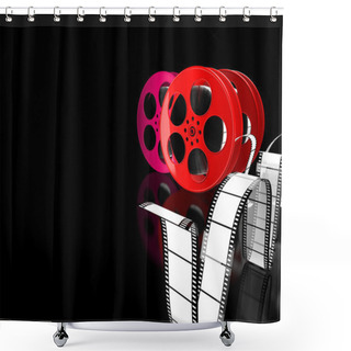 Personality  Cinema Film Roll Shower Curtains