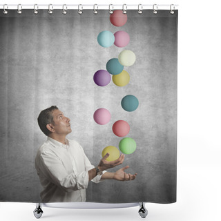 Personality  Difficulty In Business Shower Curtains