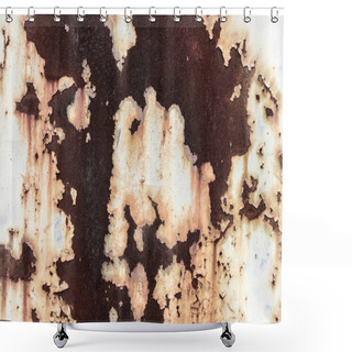 Personality  Brown Rusted Surface Abstract Background Shower Curtains