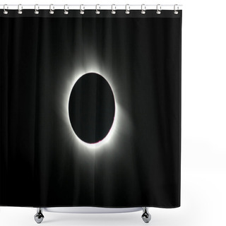 Personality  Total Lunar Eclipse Shower Curtains