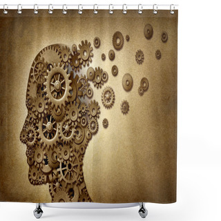 Personality  Dementia Brain Problems Shower Curtains