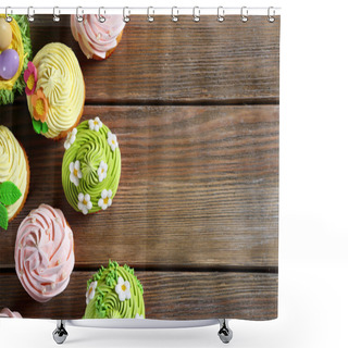 Personality  Spring Easter Pastry Shower Curtains