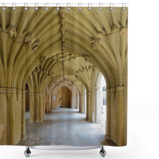 Personality  The Chapel Undercroft Lincolns Inn London Shower Curtains