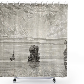Personality  Amazon River Mouth Shower Curtains