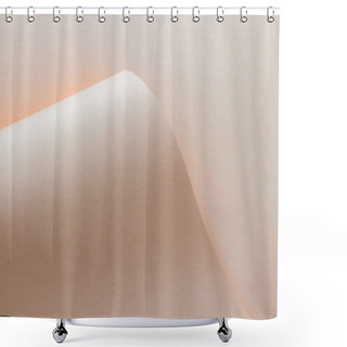 Personality  Tender Beige Paper Sheet, Beautiful Abstract Background Shower Curtains