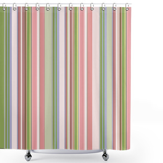 Personality  Pastel Stripes Shower Curtains