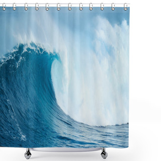 Personality  Powerful Ocean Wave Shower Curtains