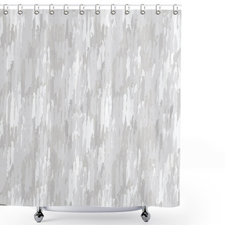 Personality   Off White Grey Marl Heathered Texture Background. Faux Cotton Fabric With Vertical T Shirt Style. Vector Pattern Design. Camouflage Gray Melange Space Dye Textile Effect. Vector EPS 10 Tile Repeat Shower Curtains