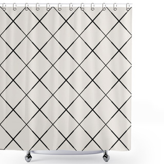 Personality  Vector Seamless Pattern. Modern Stylish Texture. Shower Curtains