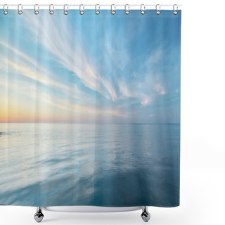 Personality  Beautiful Seascape Reflection. Abstract And Background Composition Of Nature. Shower Curtains