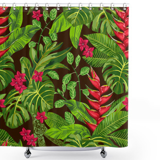 Personality  Seamless Exotic Pattern. Shower Curtains