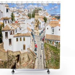 Personality  Ronda Town In Andalusia Shower Curtains