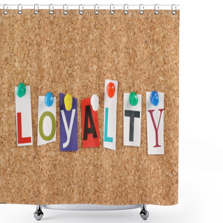 Personality  Loyalty Shower Curtains