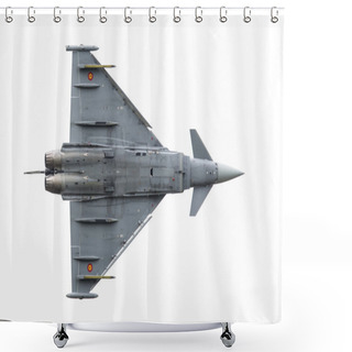 Personality  LEEUWARDEN, THE NETHERLANDS - JUNE 10: Spanish Air Force Eurofig Shower Curtains