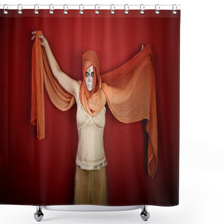Personality  Flying For All Souls Day Shower Curtains