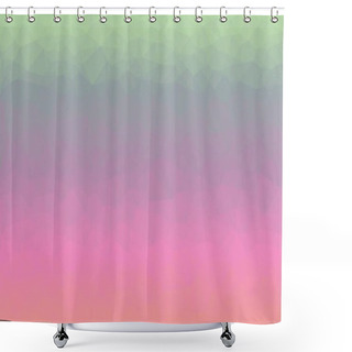 Personality  Creative Pastel Background With Prismatic Pattern Shower Curtains