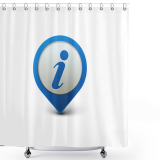 Personality  Information Web Icon Shower Curtains