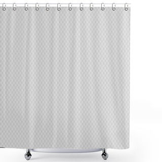 Personality  Mesh Structure Light Grey Shower Curtains