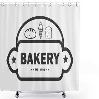 Personality  Bakery Typography Vector, Bakery Typography Logo, Style Bakery Logo Templates, Bakery Logo Design, Classic Bakery Initials Vector, Stylish Bakery Signature Graphics, Fancy Bakery Monogram Icons Shower Curtains