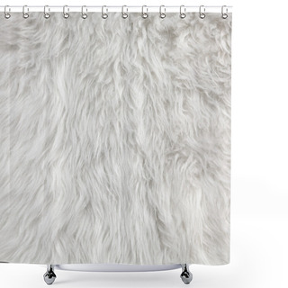 Personality  Wool Background. Detail Of Sheep Fur Shower Curtains