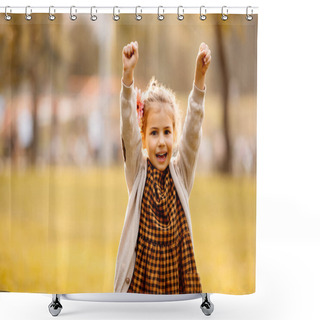 Personality  Happy Child Shower Curtains