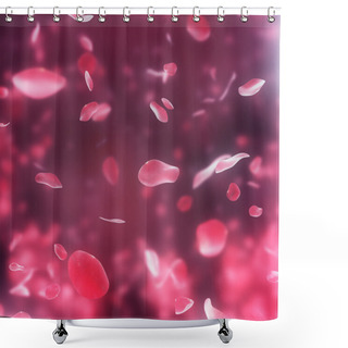 Personality  Valentine Background Shower Curtains