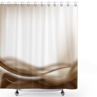 Personality  Brown Soft Background Shower Curtains