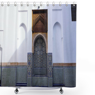 Personality  Dar Si Said Palace In Marrakech, Morocco.  Shower Curtains
