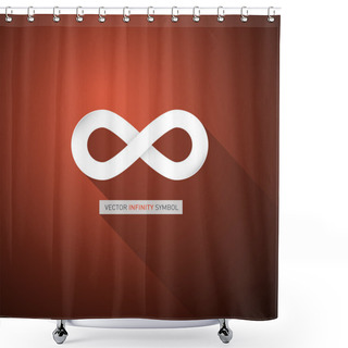 Personality  Infinity Symbol Shower Curtains