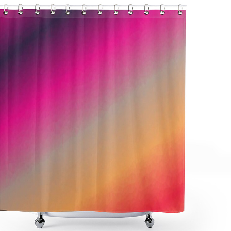 Personality  creative prismatic background with polygonal pattern shower curtains