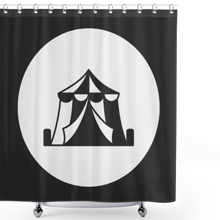 Personality  Circus Icon Shower Curtains