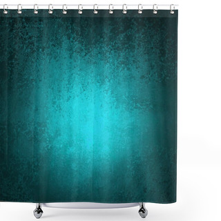 Personality  Blue Black Background Texture Grunge Vignette Frame Shower Curtains